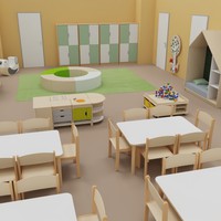 Vizualizace herny a ložnice – fotografie