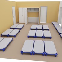 Vizualizace herny a ložnice – fotografie