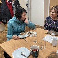 Beseda s paní Blankou Chládkovou - vyšívání praporů, krojů a jiných věcí – fotografie