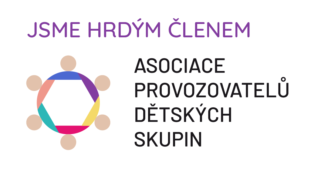 Jsme hrdým členem Asociace provozovatelů dětských skupin